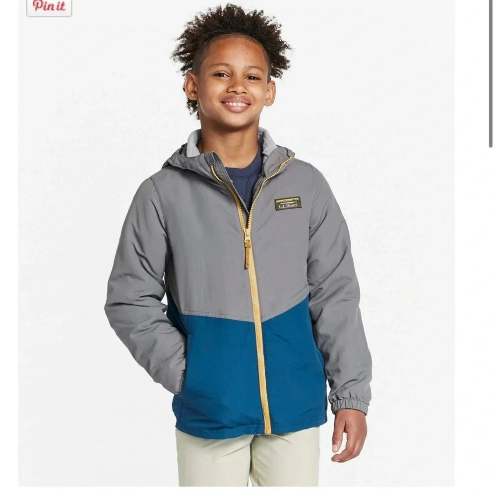 L.L. Bean Kids 3 in 1 Mountain ColorBlock Jacket Coat // Size XL 18